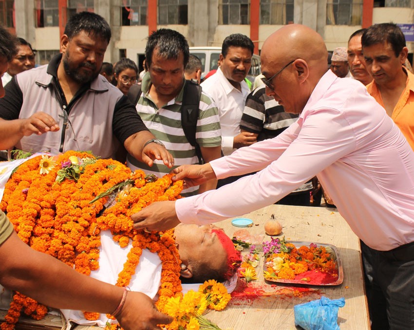 भारोत्तोलनका प्रमुख प्रशिक्षक जोशीको निधन